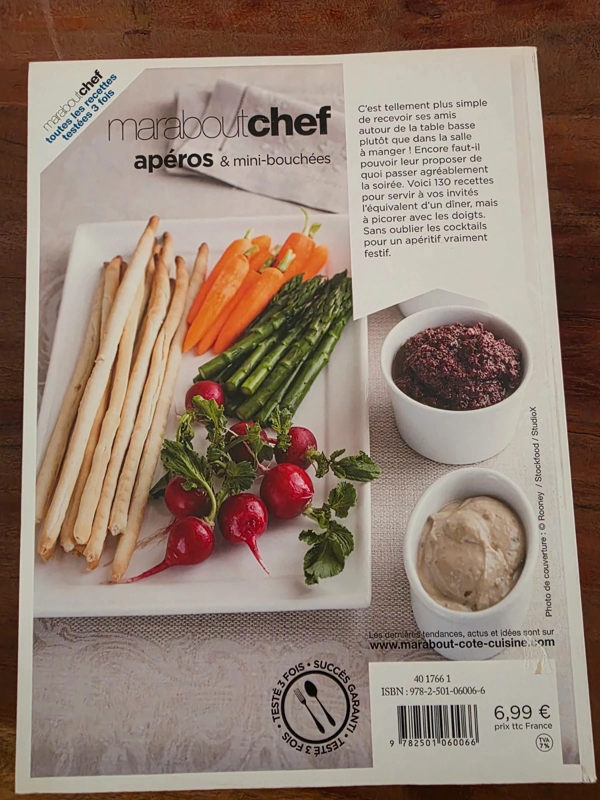 Livre de recette Marabout apéros et mini-bouchées – photo 3